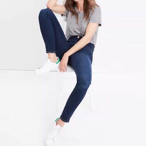 Madewell 10” High Rise Skinny Jeans in Hayes Wash